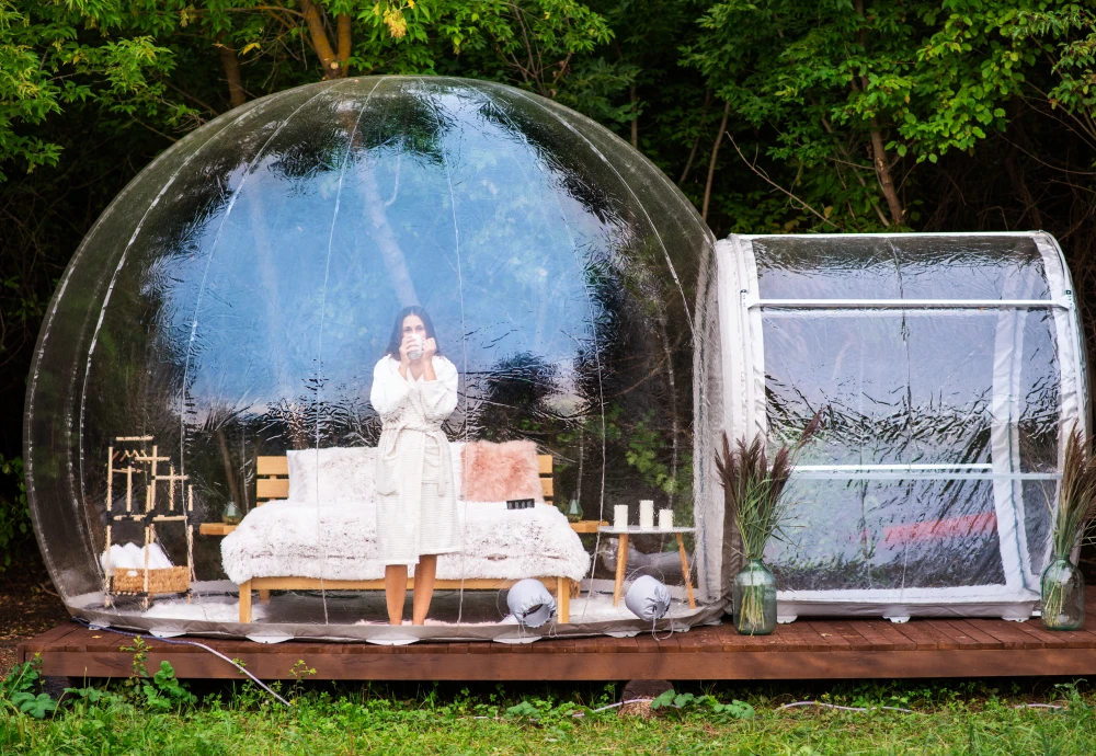 pvc inflatable bubble tent