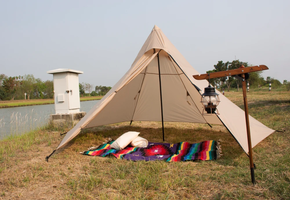 where to use a pyramid tent