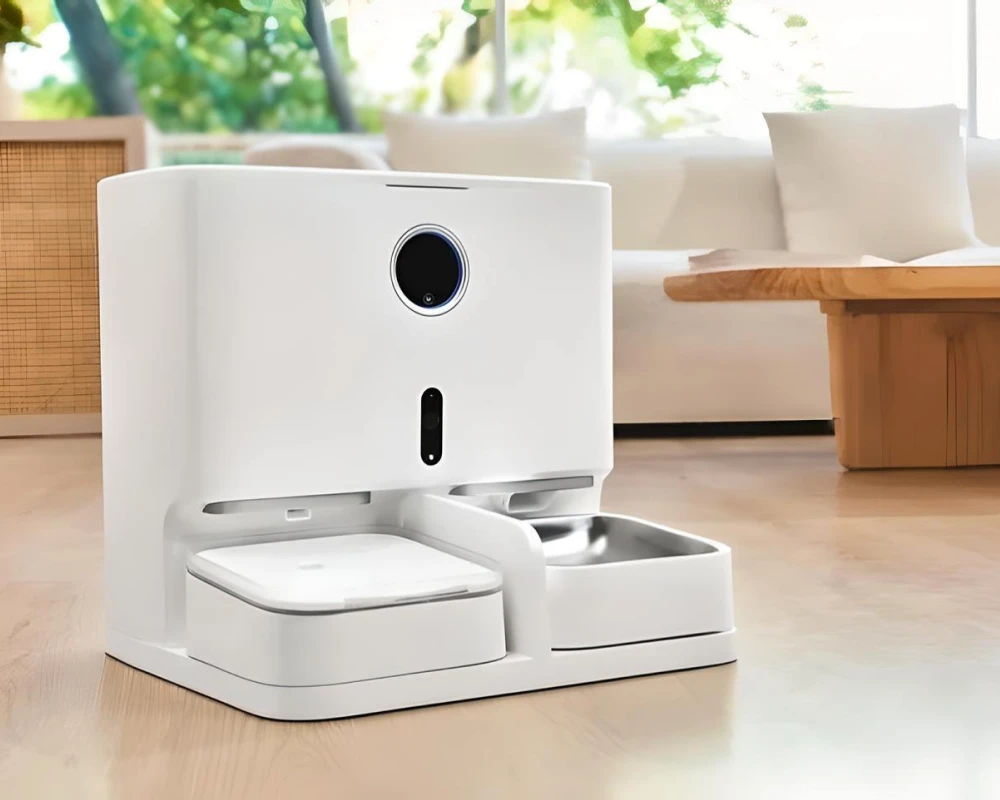 automatic pet feeder for multiple cats